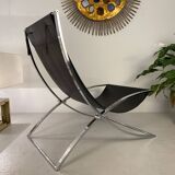 Pair of “Luisa” lounge chairs by Marcello Cuneo. 1970