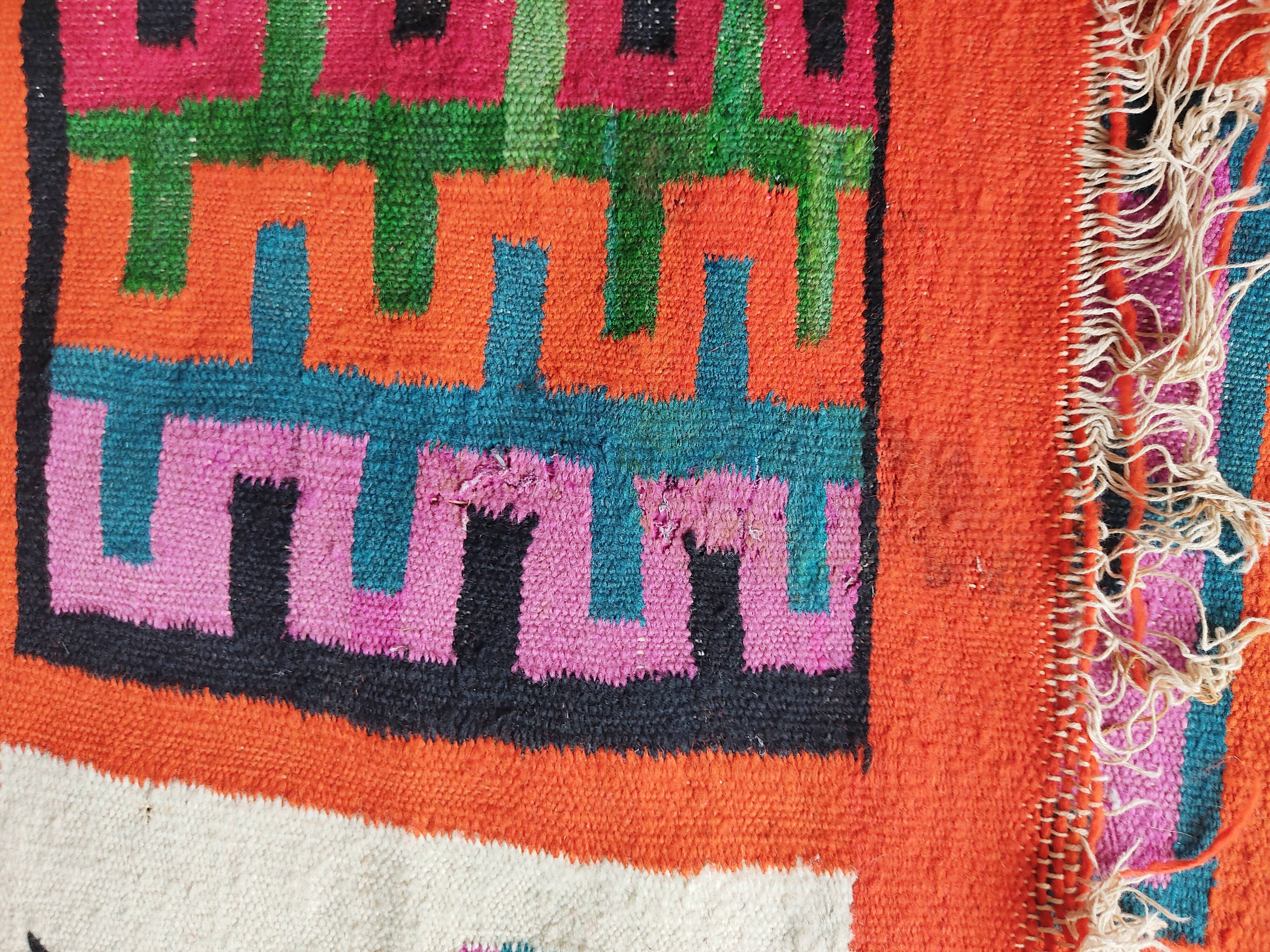 Vintage carpet South America 150 x 105 cm