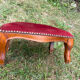 Repose-pieds ancien en bois