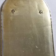 Vintage Moroccan Brass Mirror, Arch Shape, 43 x 29 cm