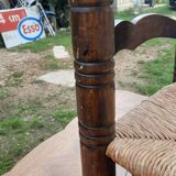 Chaise basse campagnarde