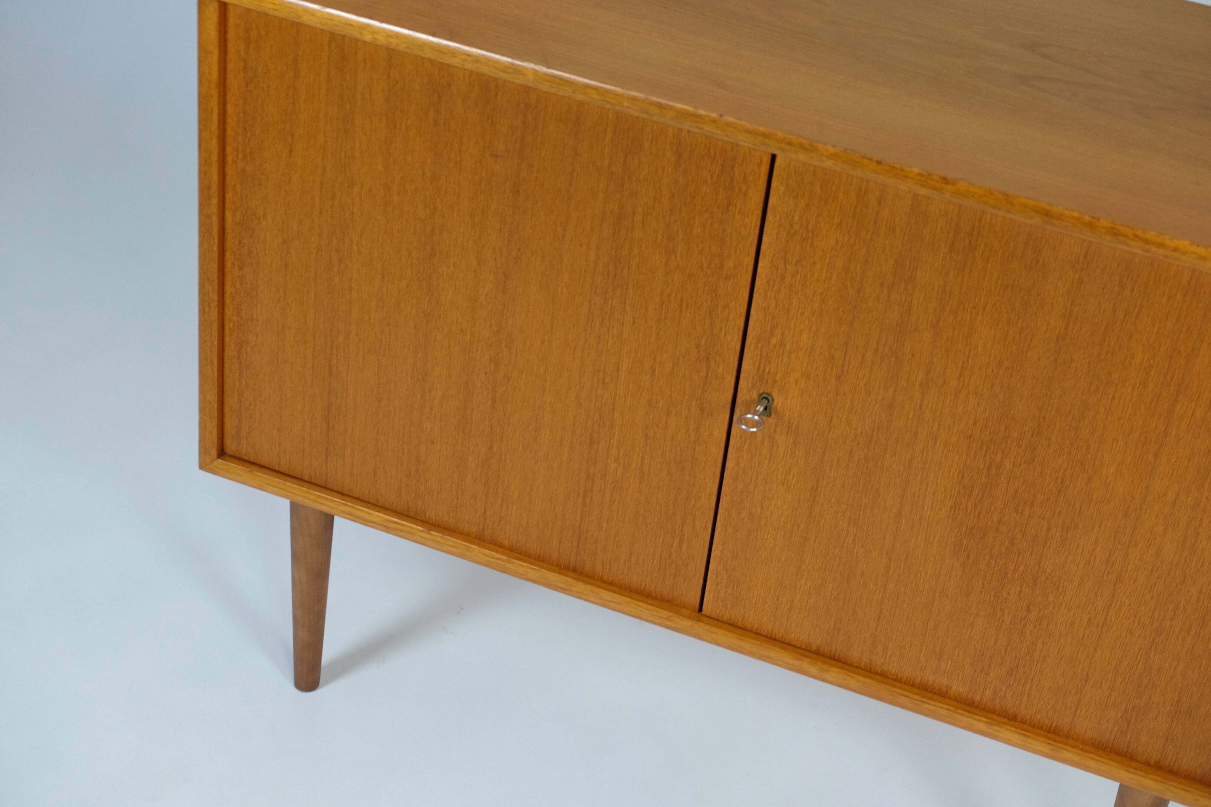 Vintage teak kommode sideboard schrank 60er 70er mid-century 60s