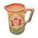 Pichet barbotine fives lille decor floral
