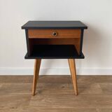 Vintage bedside - compass feet