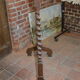 Oak fireplace screen