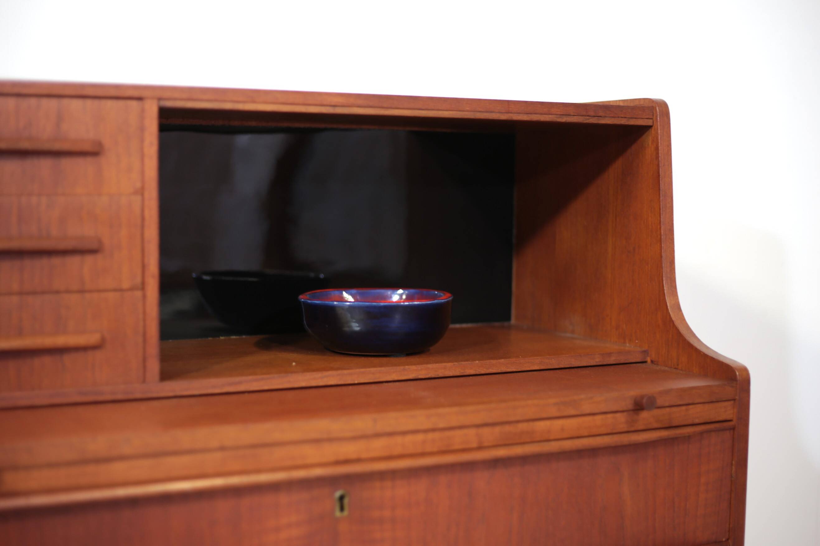 Danish teak secretary