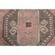 1970s Turkish Oushak Handmade Wool Cotton Pink Runner Rug 100x349