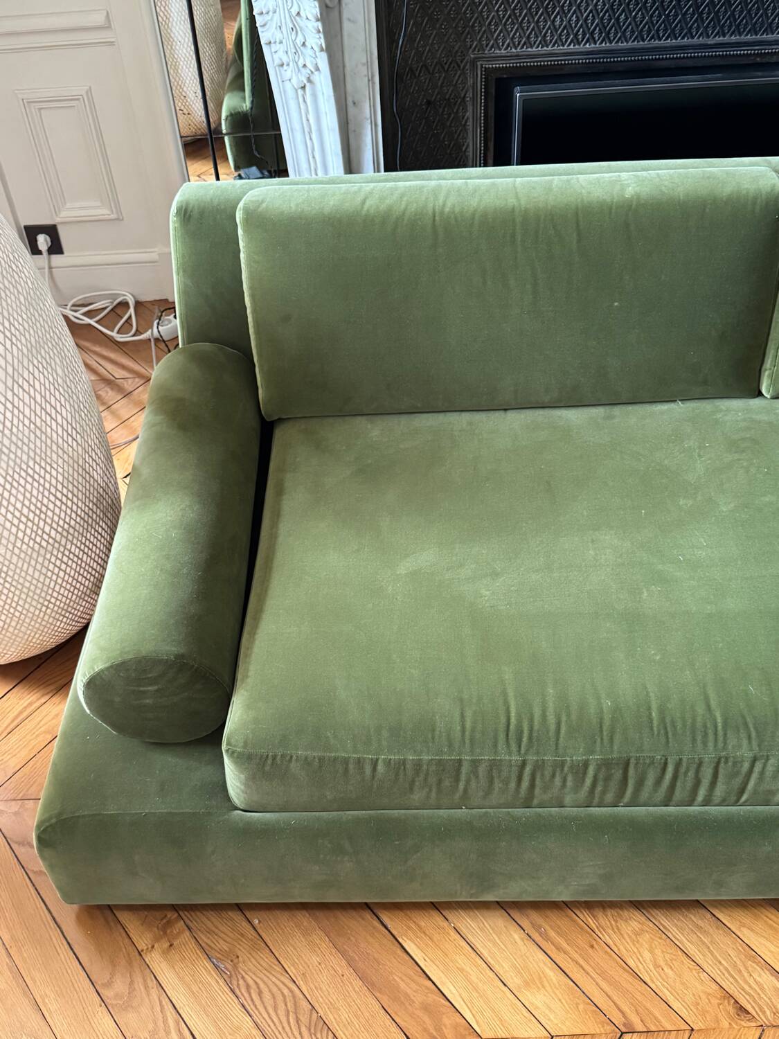 Le Podium Hauvette Madani Olive Sofa