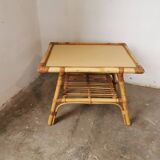 Rattan coffee table