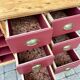 Old furniture by trade, 6 drawers and 12 bottle lockers