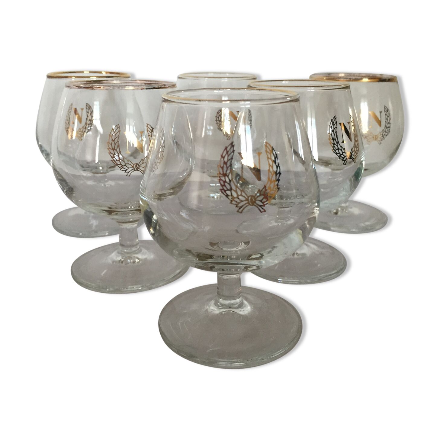 Ensemble de 6 verres à cognac