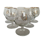 Ensemble de 6 verres à cognac