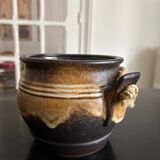 ceramic and rope pot cover