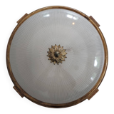 Holophane glass ceiling light from Maison Petitot