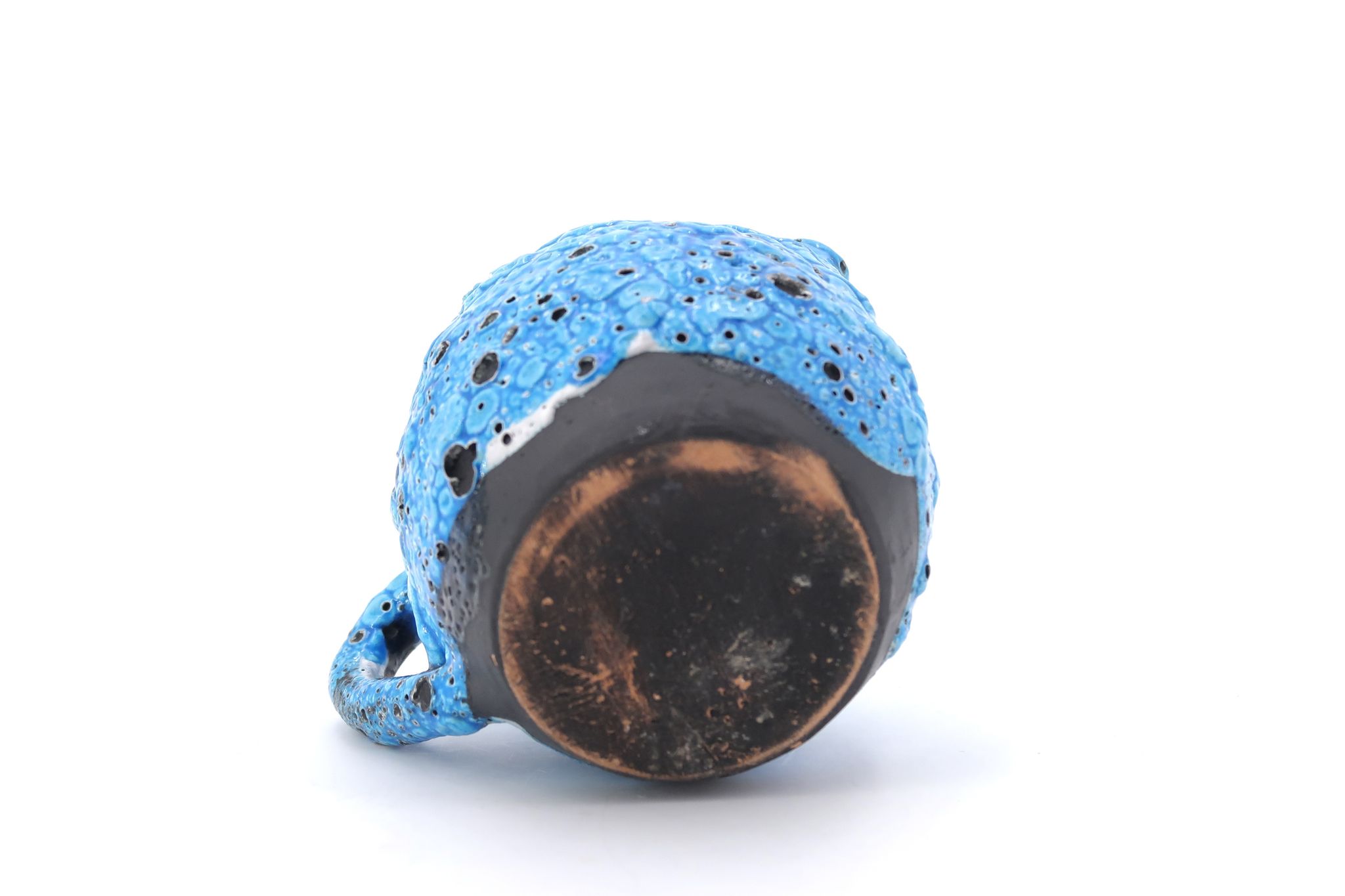 Pot à lait en céramique Emaux des glaciers, Atelier du Cyclope