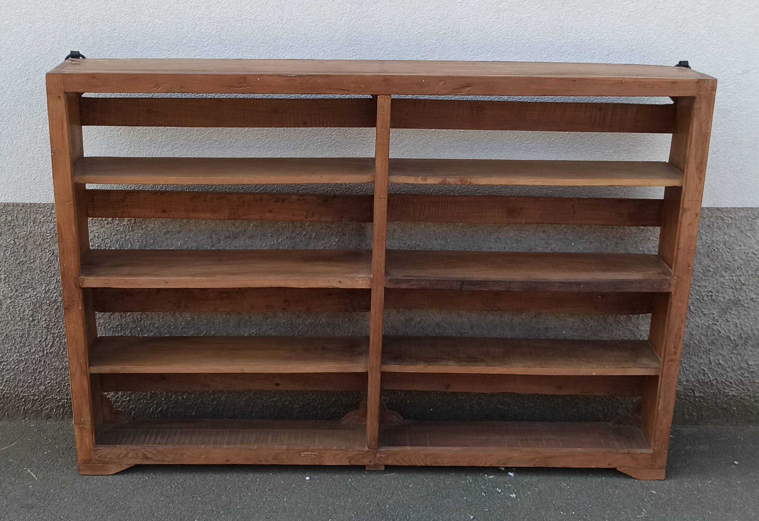 Old wooden wall shelf
