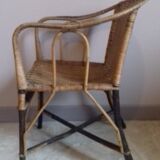 Wicker armchair