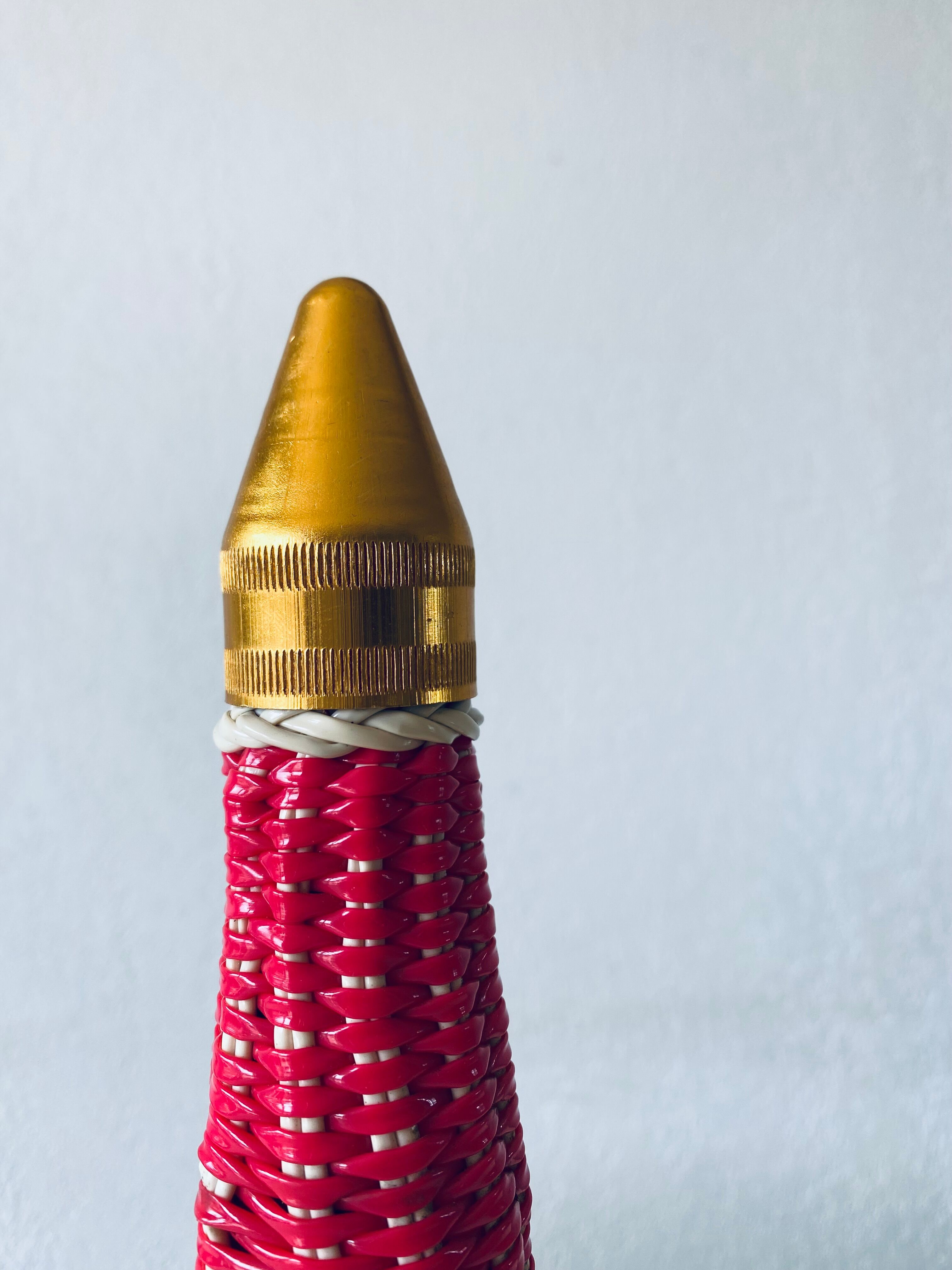 Vintage scoubidou decanter