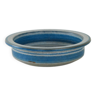 Blue ceramic bowl, Danish design, 1960s, manufacturer: MA&S, designer: Mari
