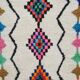 Handmade Moroccan rug in wool 2.5 x 1.5 m