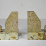 Pair of Marble Bookends from the Art Deco period