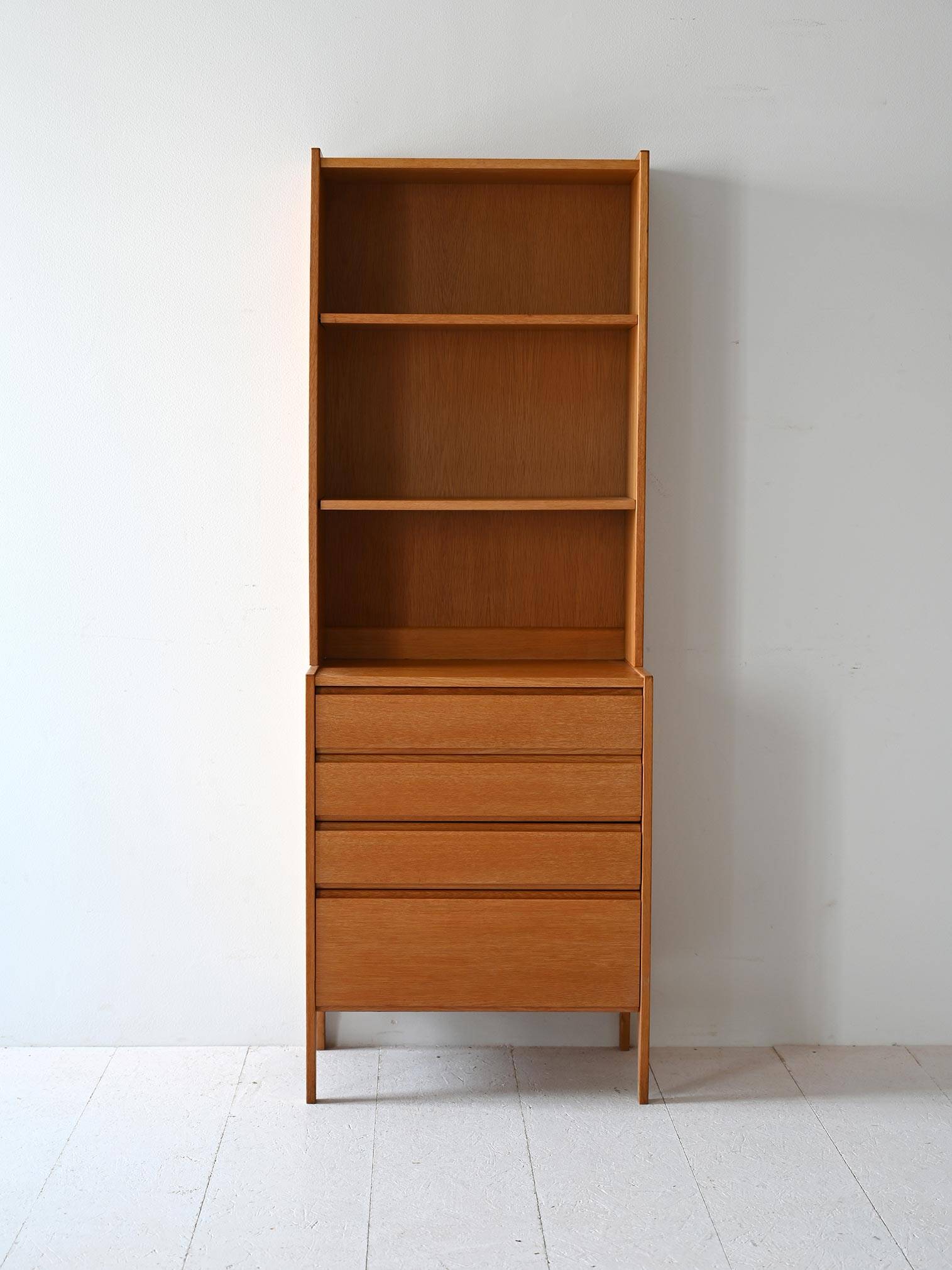 Scandinavian bookcase cabinet