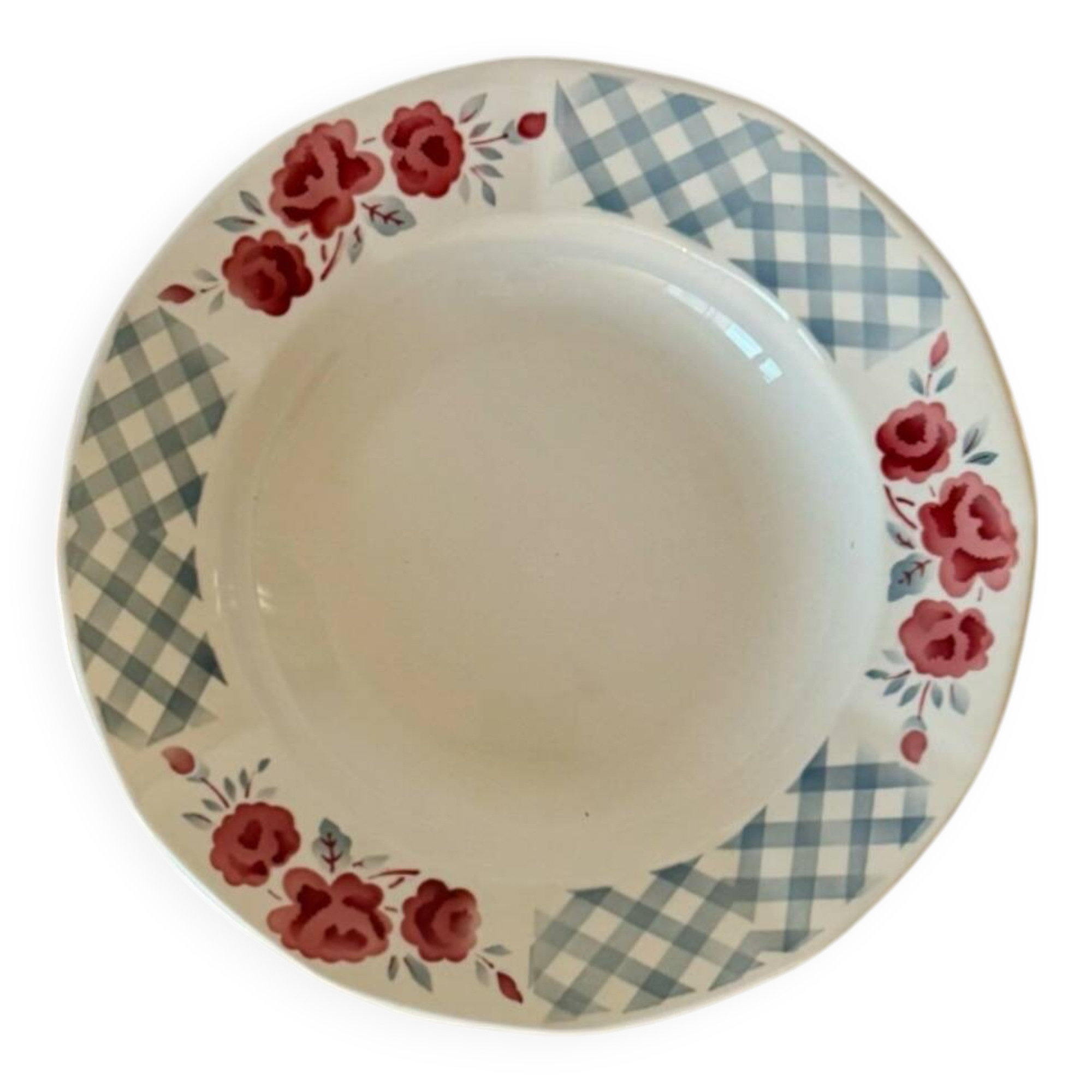 Assiettes Digoin Sarreguemines