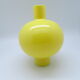 Decorative vase in yellow opaline