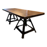 Large table with industrial legs