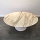 Table Calacatta marble low Eero Saarinen Tulip for Knoll International