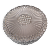 Large round glass ceiling light