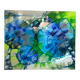Fleurs abstraites, toile moderne signé Myriam Guenaizia