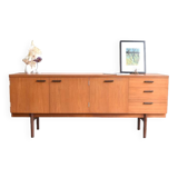 Sideboard by Uniflex in teak & leather * 183 cm