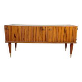 Scandinavian enfilade, lacquered rosewood, 1960s.