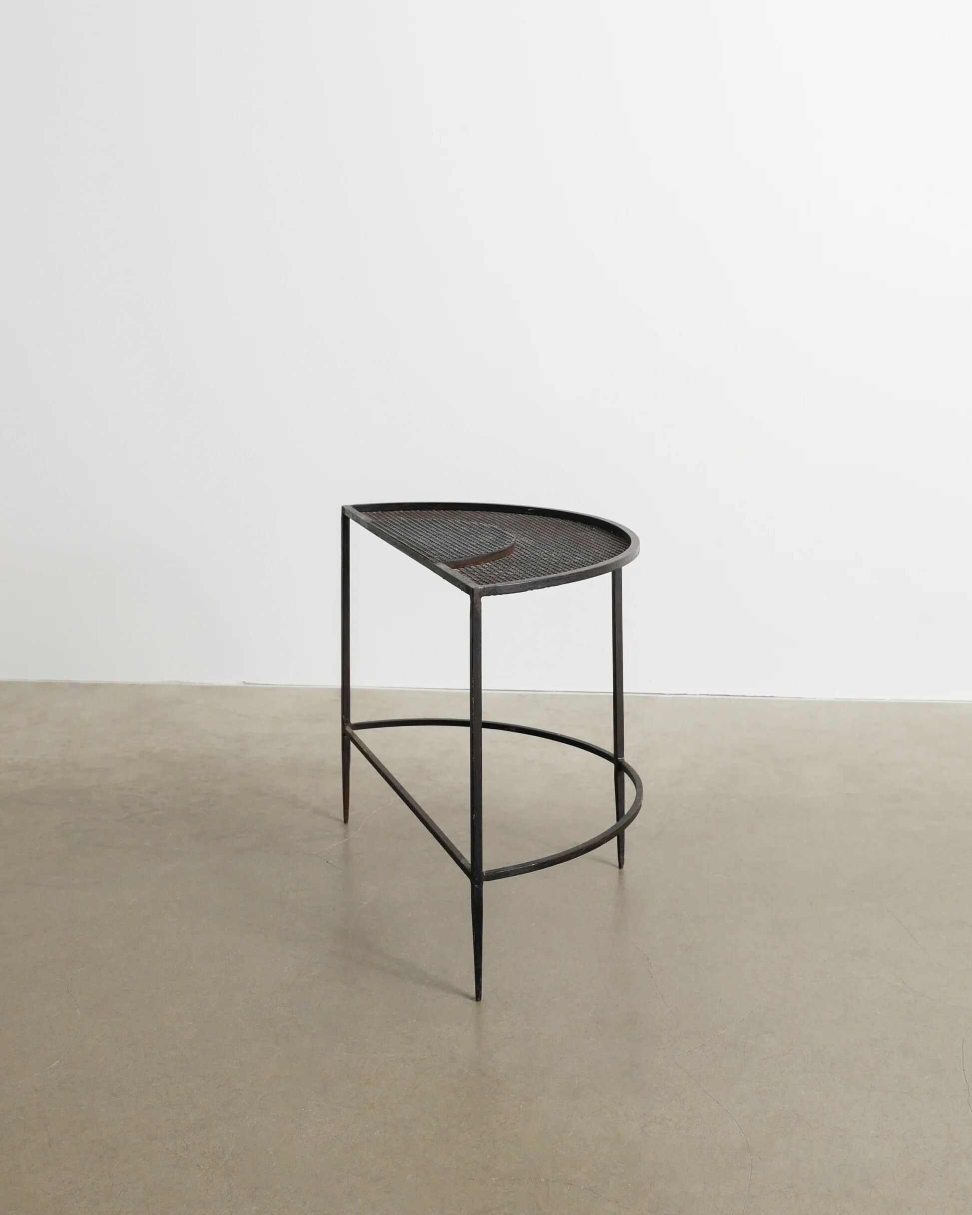 Decorative French Mid Century Side Console Table by Mathieu Matégot, 1950s