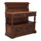 Antique walnut buffet in 19th-century neo-Renaissance style
