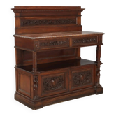 Antique walnut buffet in 19th-century neo-Renaissance style