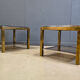 Pair of side tables by Jean Charles, 1970s