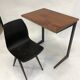 Vintage school Friso Kramer with Chair flesh compass work table
