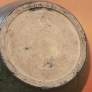 Vase Art déco Charles Greber en grès émaillé brun vert - 1920 - 25 cm