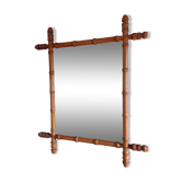 Miroir bois façon bambou