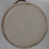Ceramic pot and wicker handle