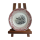 Assiette Digoin Sarreguemines mois de Juillet