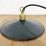 Industrial Dark Blue Enamel Light, 1930s