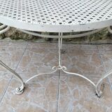Metal garden table