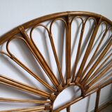 Rattan headboard 2 people