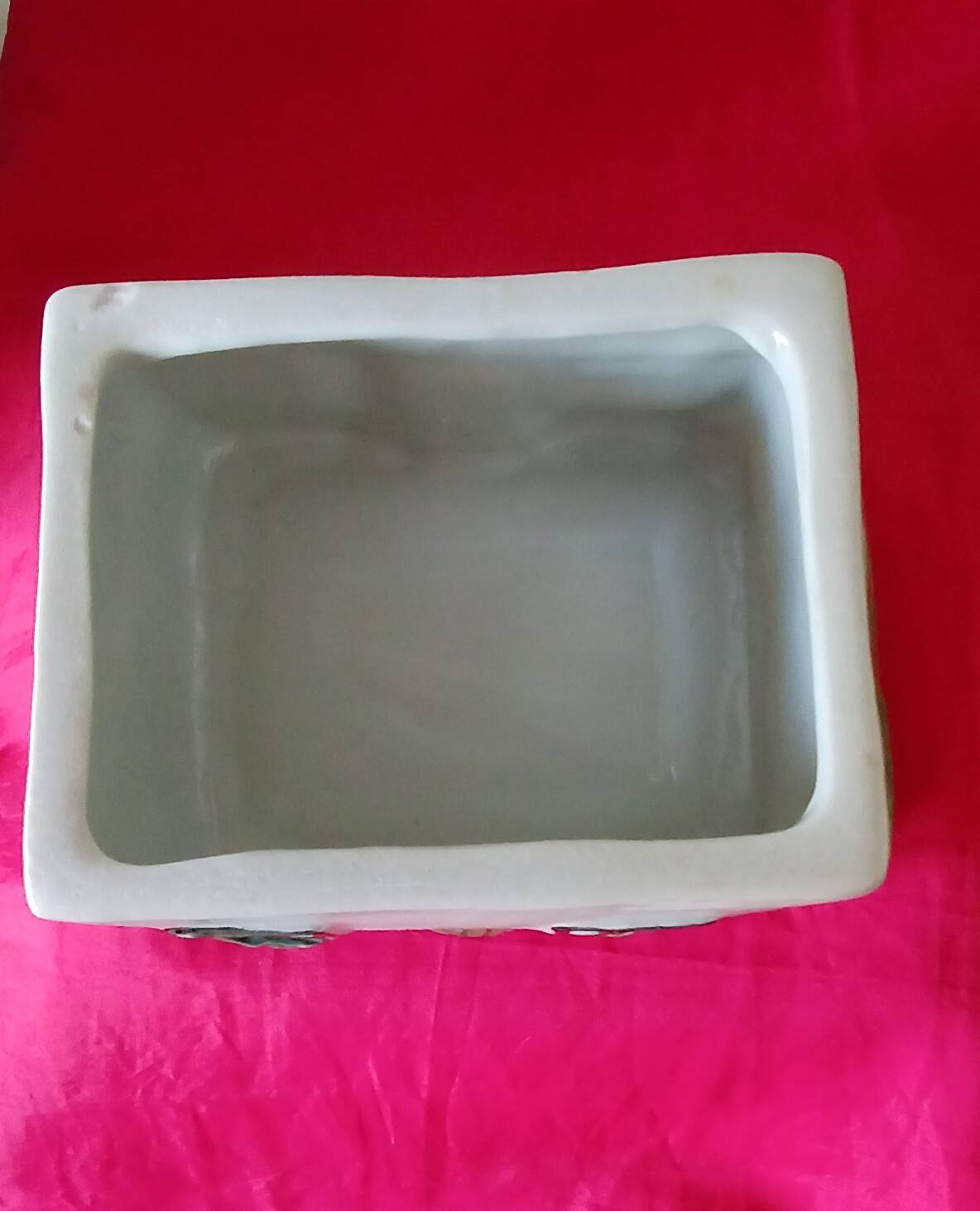 Vintage candy box with barbotine sugar