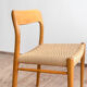 Paire de chaises de salle à manger modèle 75 par Niels O. Møller en chêne