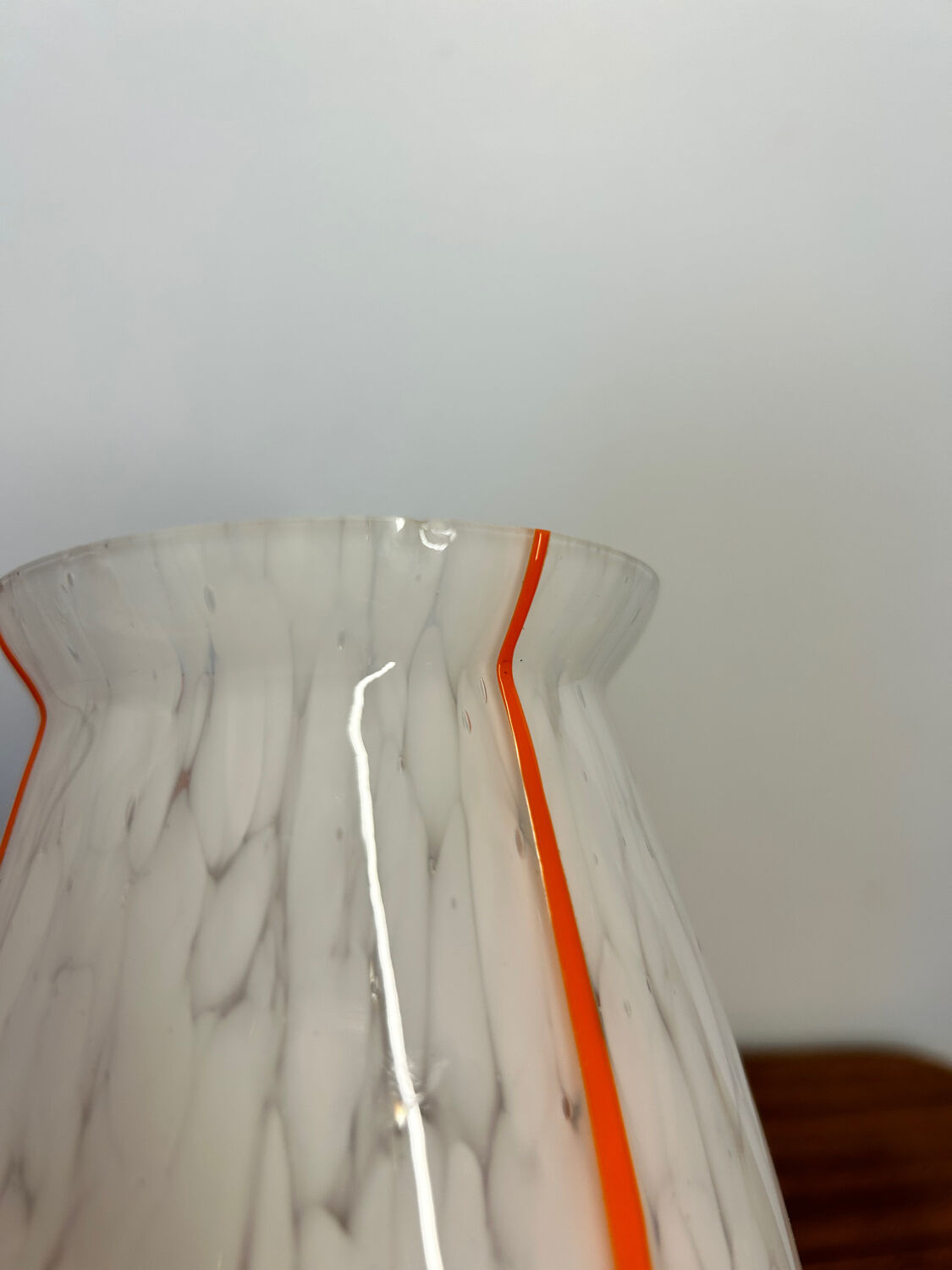 Art Deco glass vase from Clichy