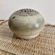 Vase with enamelled stoneware